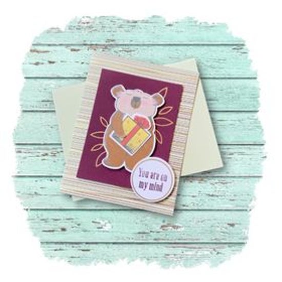 "You Are on My Mind" Bear with gift
