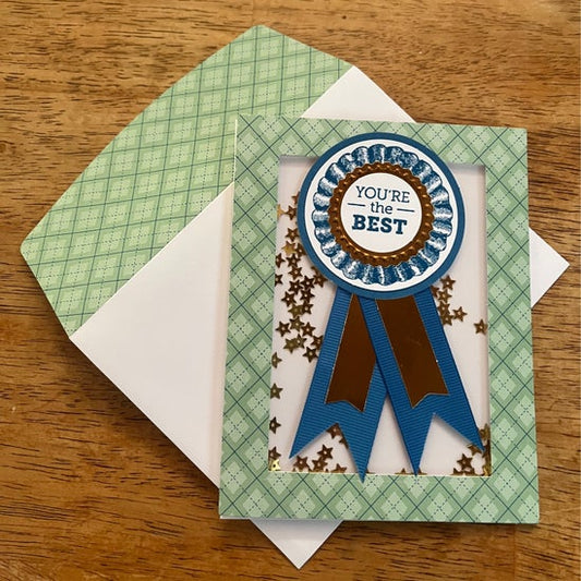“You’re the Best” Shaker Card